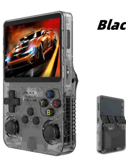 Load image into Gallery viewer, R36S Retro Video Handheld Game Console Linux System 3.5 in IPS Screen 3000Mah Battery 64G/128G TF Card Preinstalled Games
