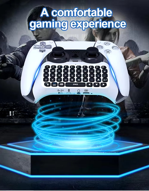 Load image into Gallery viewer, Wireless Keyboard for PS5 Controller Handle Bluetooth External Keyboard for Playstation5 Chatpad Bluetooth Keyboard
