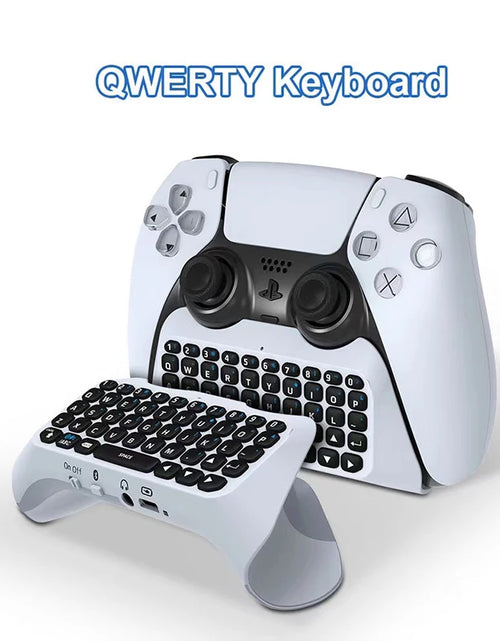 Load image into Gallery viewer, Wireless Keyboard for PS5 Controller Handle Bluetooth External Keyboard for Playstation5 Chatpad Bluetooth Keyboard
