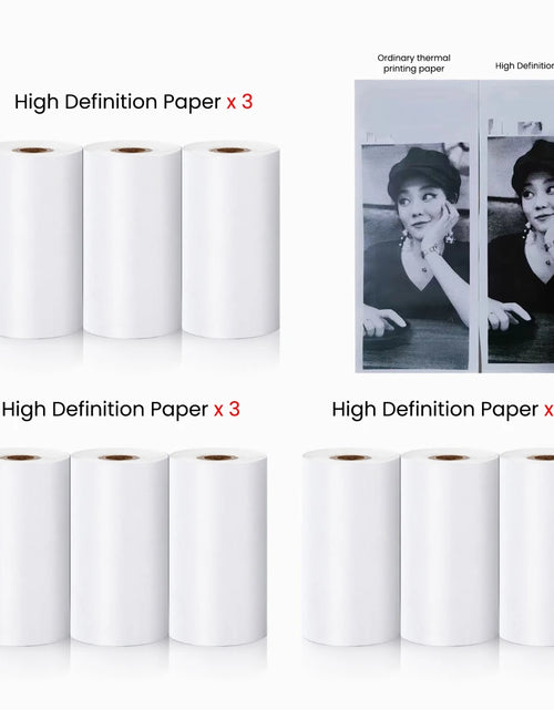 Load image into Gallery viewer, Portable Mini Printer Thermal Label Printer Sticker Inkless HD Pocket Printers for Phone Bluetooth Miniprint Printing Photo
