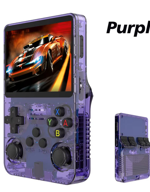 Load image into Gallery viewer, R36S Retro Video Handheld Game Console Linux System 3.5 in IPS Screen 3000Mah Battery 64G/128G TF Card Preinstalled Games
