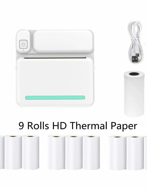 Load image into Gallery viewer, Portable Mini Printer Thermal Label Printer Sticker Inkless HD Pocket Printers for Phone Bluetooth Miniprint Printing Photo
