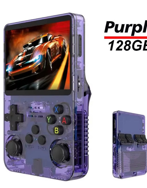 Load image into Gallery viewer, R36S Handheld Game Console 3.5 Inch IPS Screen 64G Linux Portable Video Games Player Open Source System Arcade Retro Games
