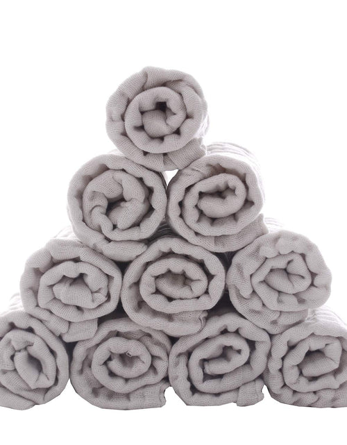 Load image into Gallery viewer, Baby Washcloths - Natural Cotton Baby Wipes - Soft Newborn Face Towel for Sensitive Skin - 10 Pack, 12X12 Inches
