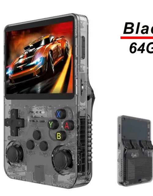 Load image into Gallery viewer, R36S Handheld Game Console 3.5 Inch IPS Screen 64G Linux Portable Video Games Player Open Source System Arcade Retro Games
