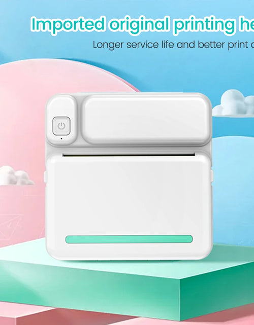 Load image into Gallery viewer, Portable Mini Printer Thermal Label Printer Sticker Inkless HD Pocket Printers for Phone Bluetooth Miniprint Printing Photo
