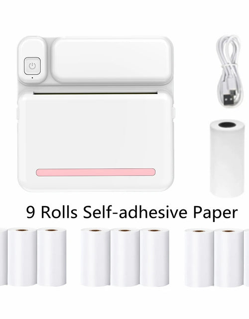 Load image into Gallery viewer, Portable Mini Printer Thermal Label Printer Sticker Inkless HD Pocket Printers for Phone Bluetooth Miniprint Printing Photo
