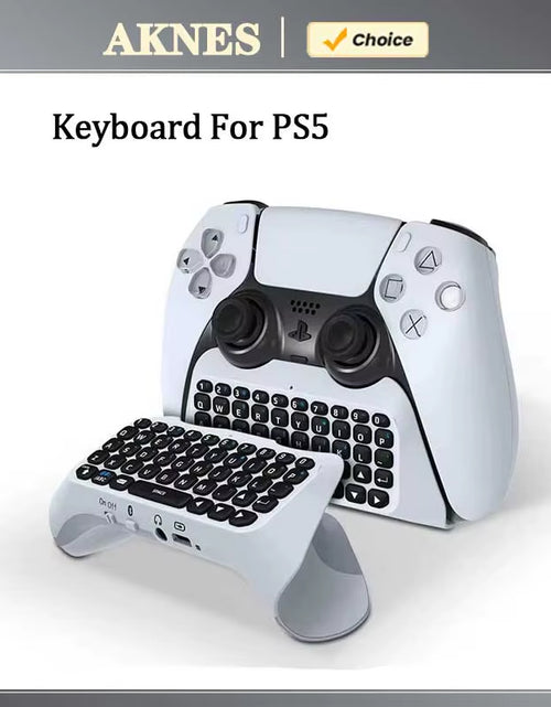 Load image into Gallery viewer, Wireless Keyboard for PS5 Controller Handle Bluetooth External Keyboard for Playstation5 Chatpad Bluetooth Keyboard

