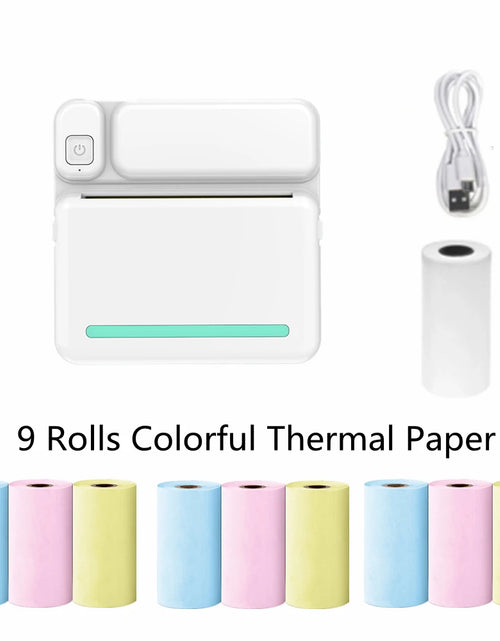 Load image into Gallery viewer, Portable Mini Printer Thermal Label Printer Sticker Inkless HD Pocket Printers for Phone Bluetooth Miniprint Printing Photo
